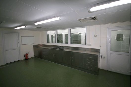 LAA prep room following refurb