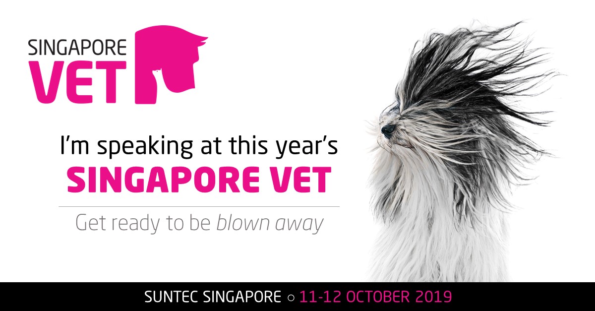 We’re exhibiting and speaking at the Singapore Vet Show!